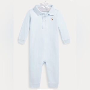 Organic Cotton Polo Coverall - 9mo